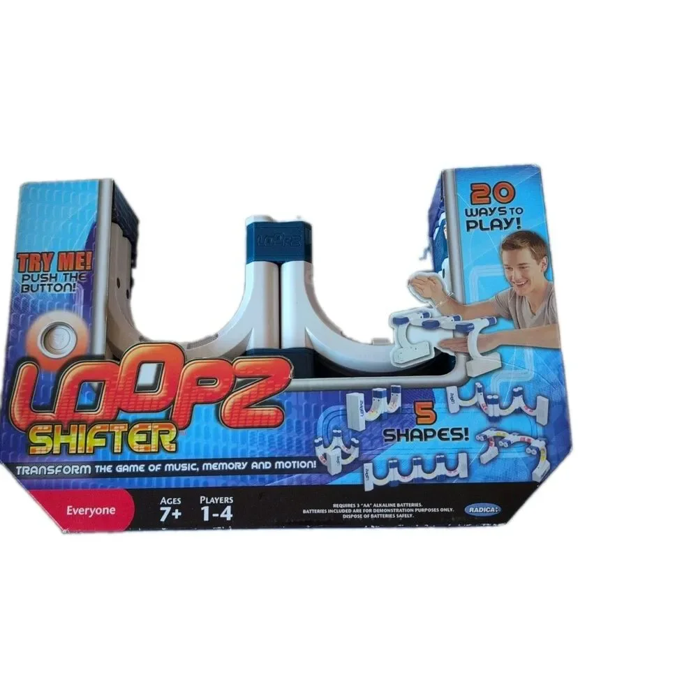 NEW Mattel Freestyle Loopz Shifter Electronic Memory 4 In 1 Game DJ Rhythm Beat